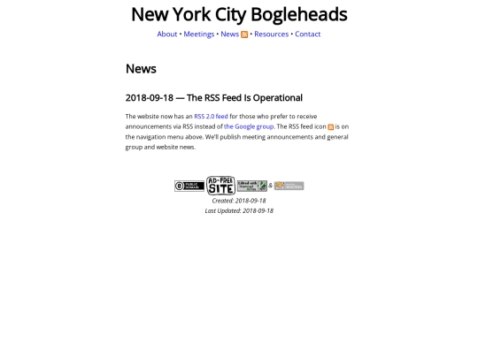 news/2018-09-18-TheRssFeedIsOperational screenshot