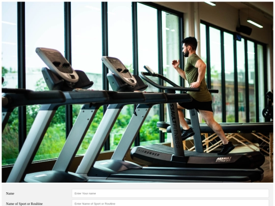 fitness requests screenshot