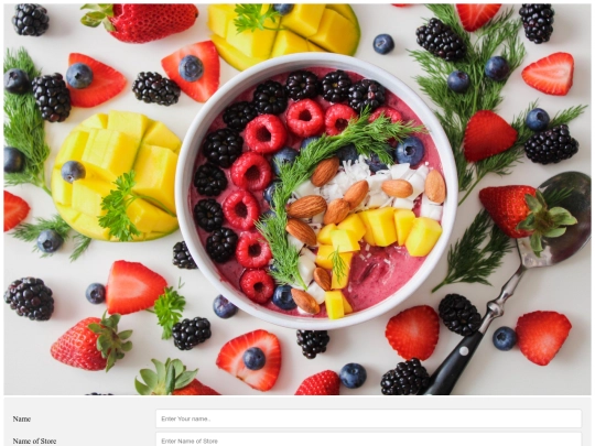 food transitions screenshot