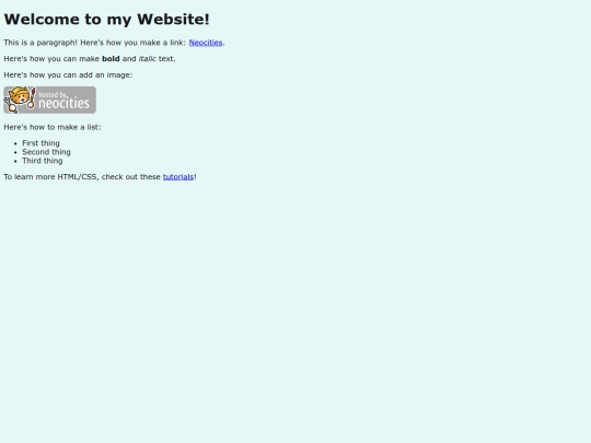 test screenshot