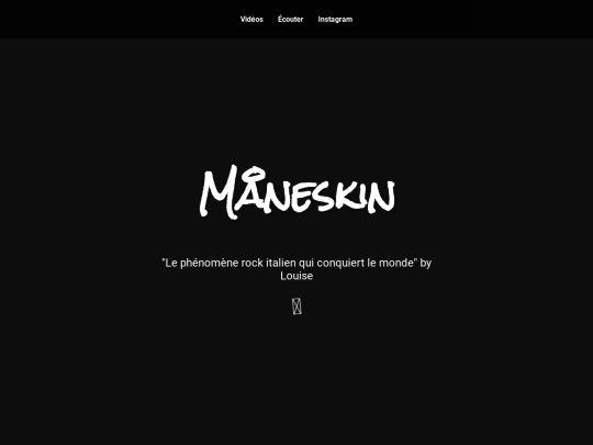 Maneskin/Maneskin screenshot