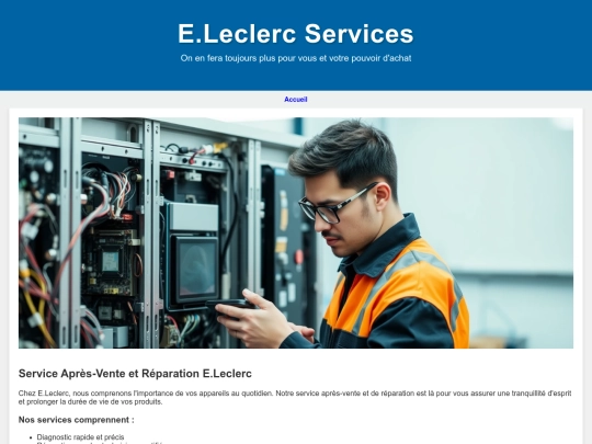 ServicesELeclerc V2 reparation screenshot