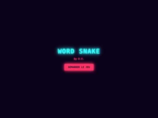 WORD SNAKE/WORD SNAKE screenshot