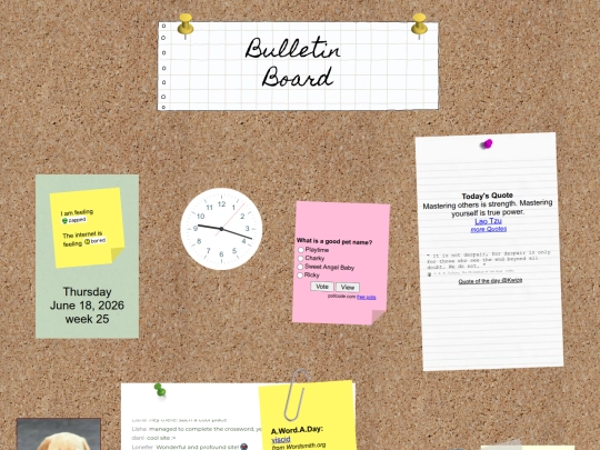 corkboard screenshot