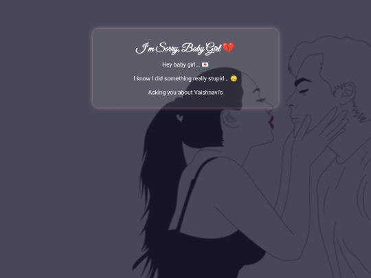 apology screenshot