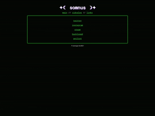 links screenshot