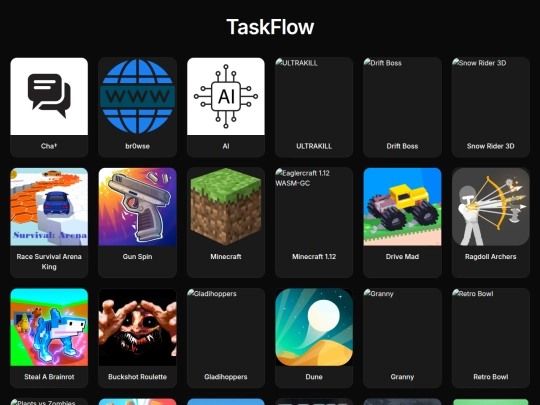 tasks screenshot