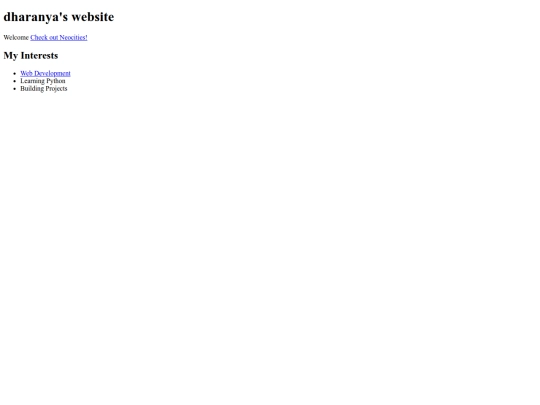 index screenshot