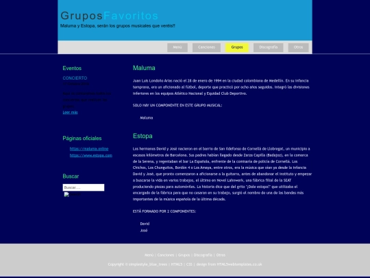 page screenshot
