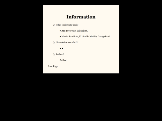 Information screenshot