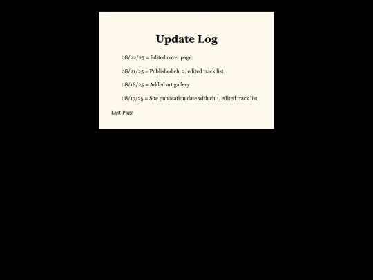 Updatelog screenshot