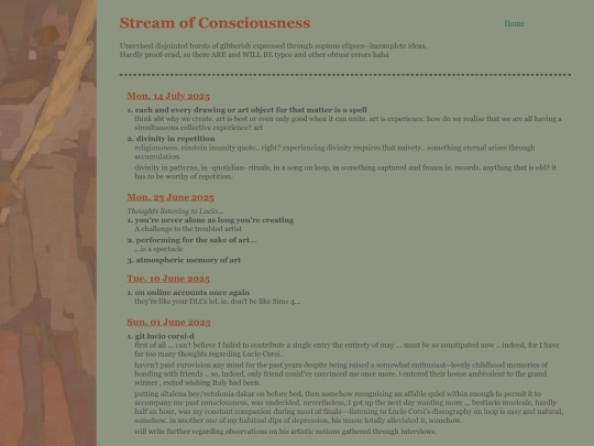 streamofconsciousness screenshot