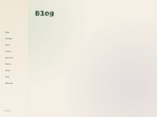 html/blog screenshot