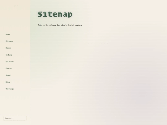html/sitemap screenshot