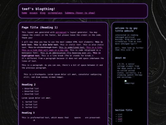 index screenshot