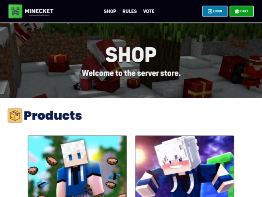 HTML/Shop screenshot