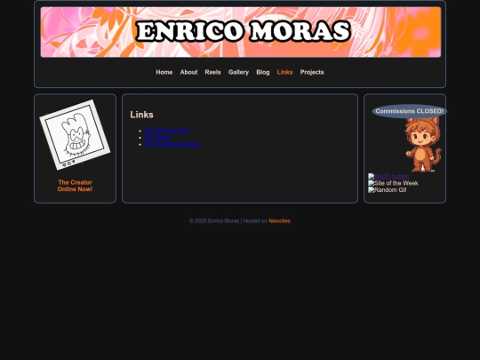 links screenshot