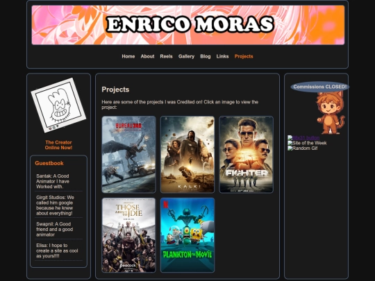 projects screenshot
