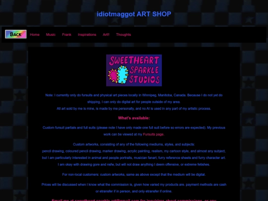 art-shop screenshot