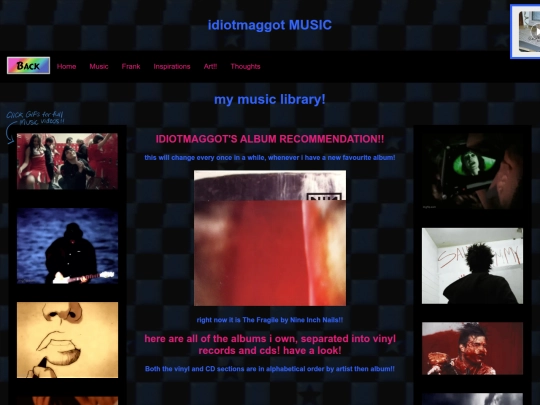 music-library screenshot