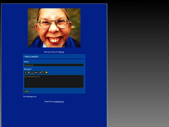 guestbook screenshot