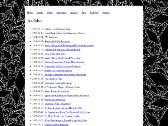 archive screenshot