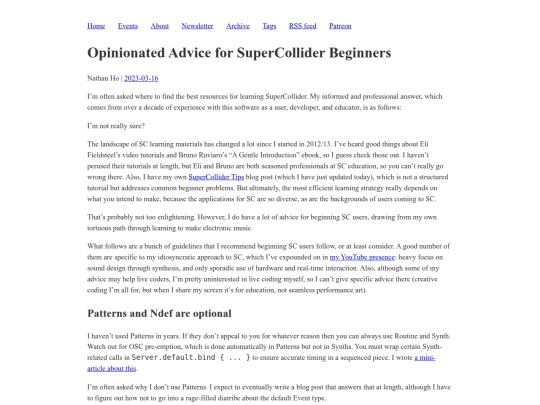 posts/supercollider-beginner-advice screenshot