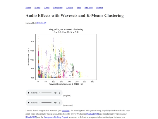 posts/wavesets-clustering screenshot