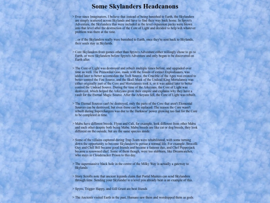 gaming/skylanders/headcanons screenshot