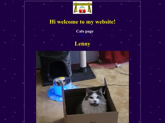 catspage screenshot