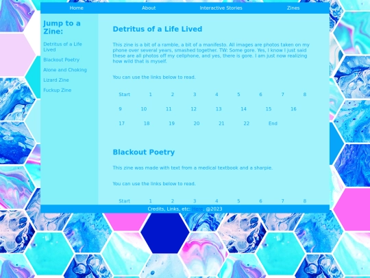 zines screenshot