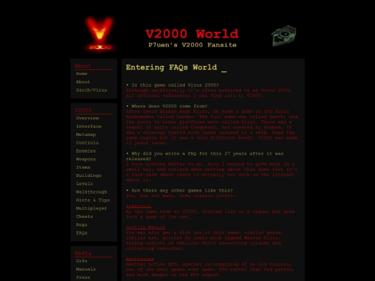 faqs screenshot