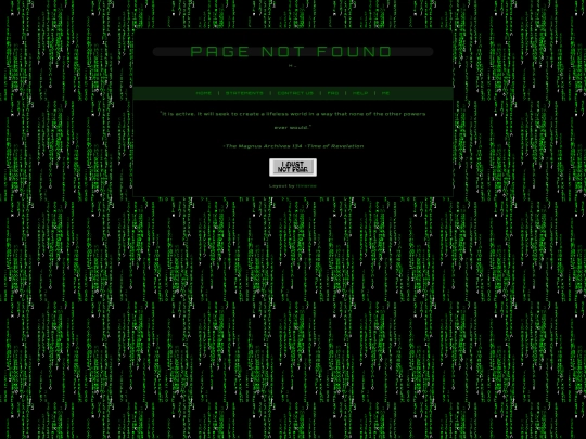 not_found screenshot