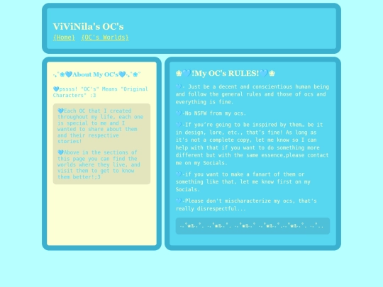 AboutOcs Sectionpage screenshot