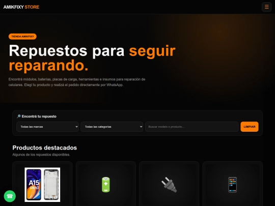 tienda screenshot