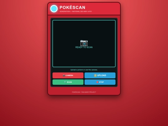 Pokdexscanner screenshot