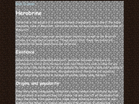 herobrine screenshot