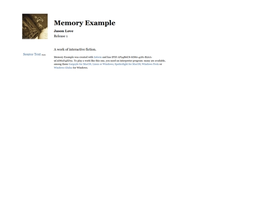 memory screenshot