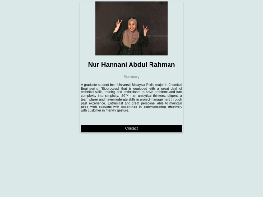 Hannani/Summary screenshot