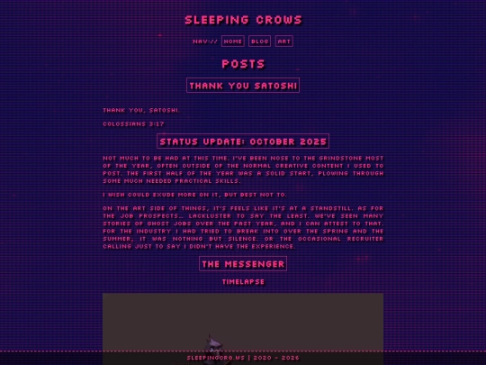 posts screenshot