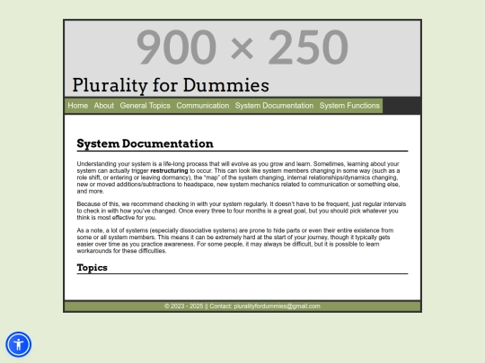 system-documentation screenshot