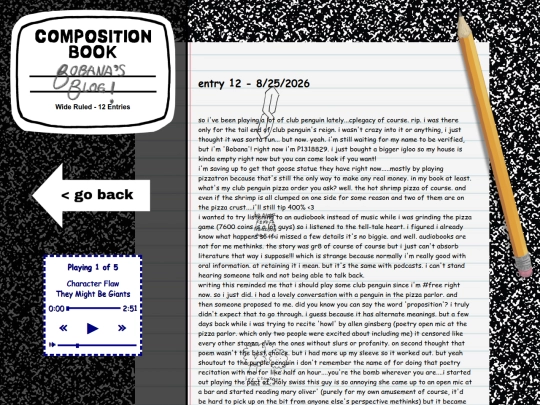 blog screenshot