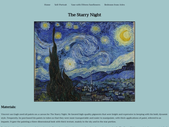 Starry screenshot