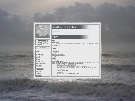 monthlyfavs screenshot