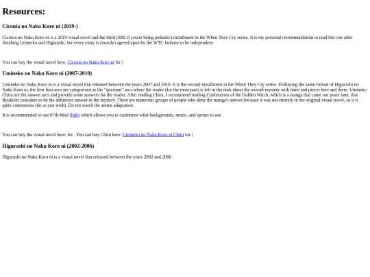 resources screenshot