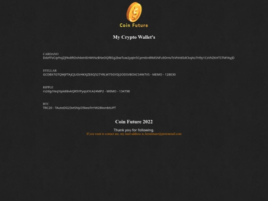 support screenshot