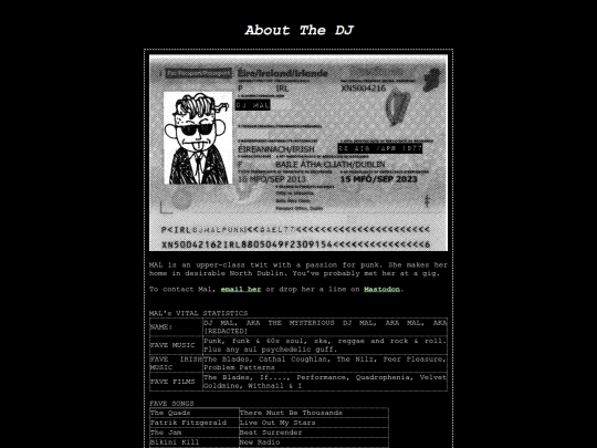 aboutmal screenshot