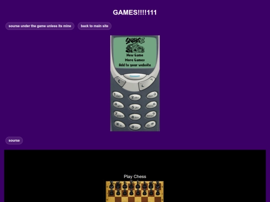 games screenshot