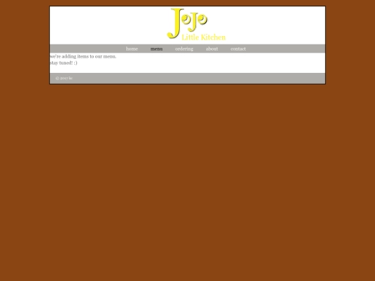 menu screenshot