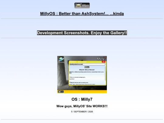 development screenshot
